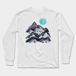 Sun in Moon Lake... Long Sleeve T-Shirt